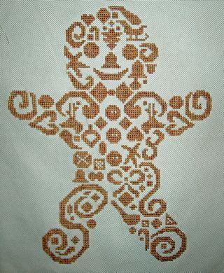 Tribal Gingerbread Man